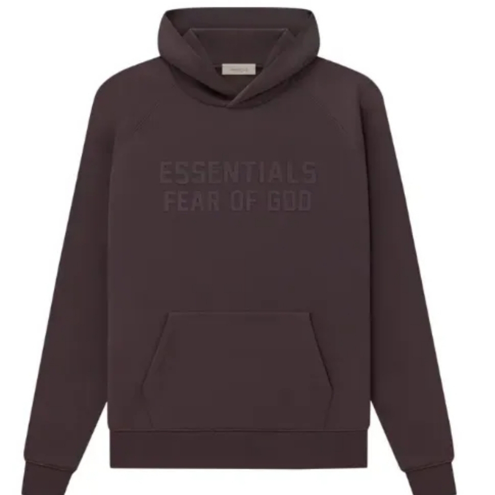 NWT Fear of God Essentials Plum Pullover Hoodie